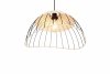 Lampa wisząca pleciona rattanowa kolor naturalny owalna boho rystykalna industrialna minimalistyczna nad stół do salonu sypialni SANDRINE R36211032 Rl